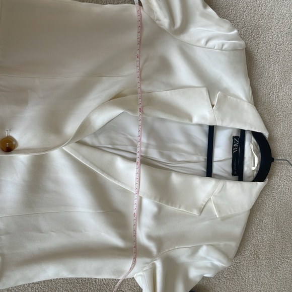 ZARA One Button Blazer White - Picture 11 of 11